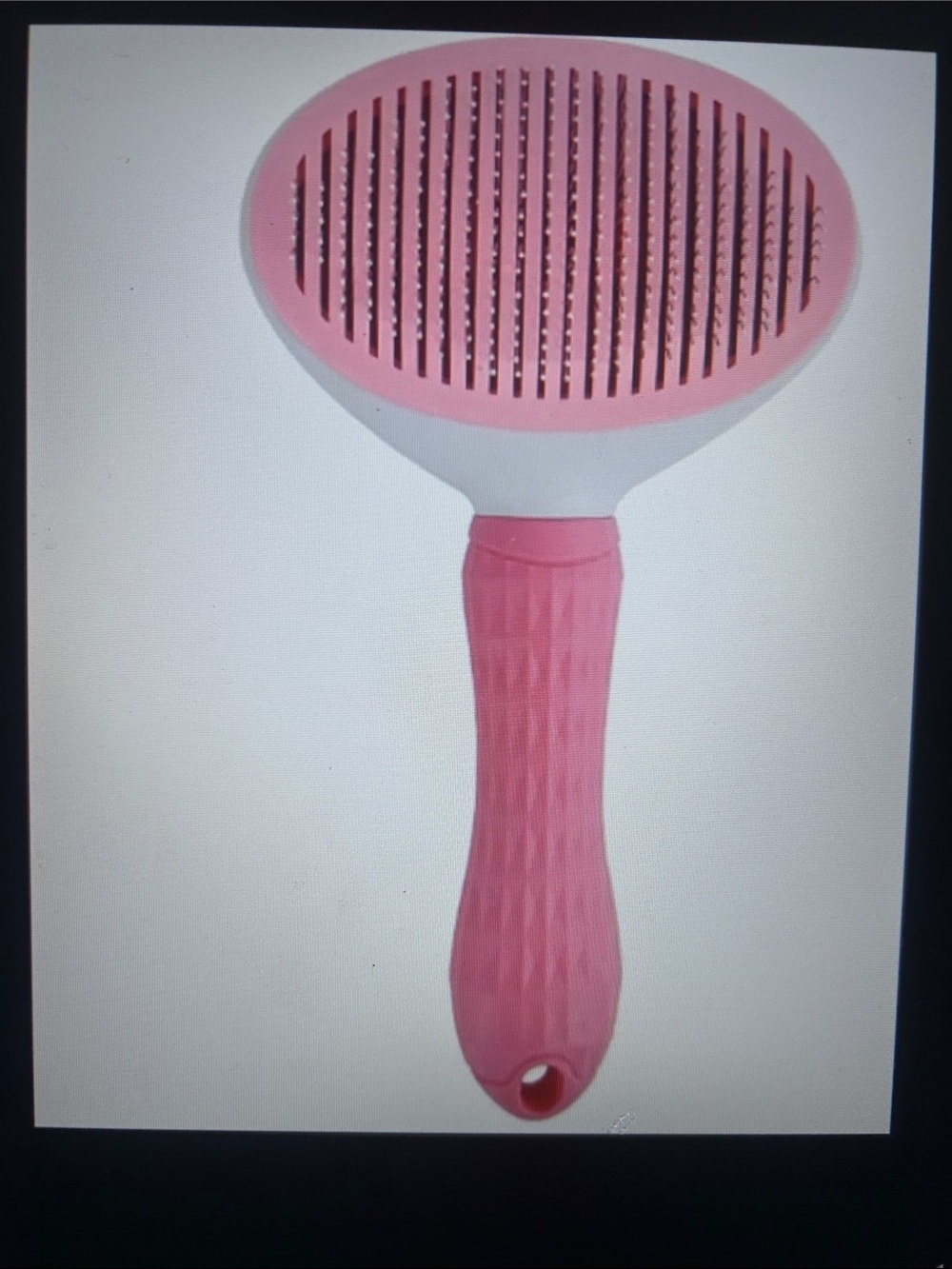 Pink Pet Grooming Brush for Dogs and Cats